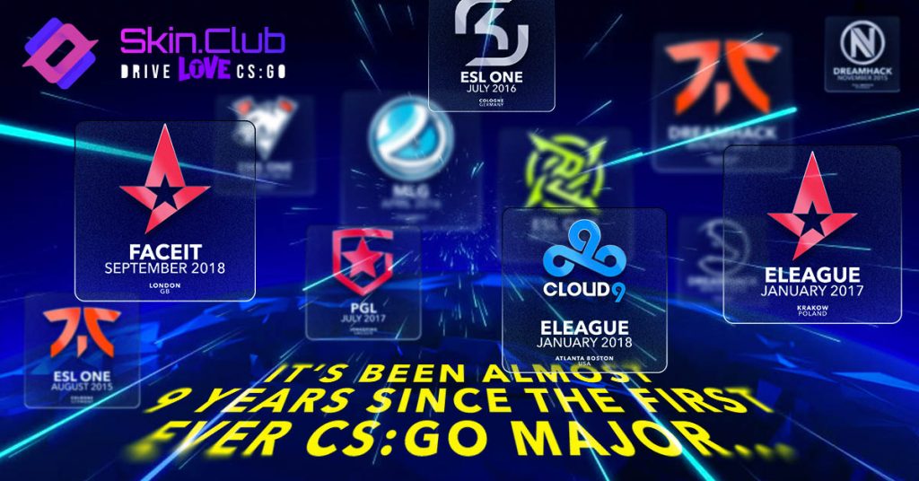 CSGO Majors the road so far