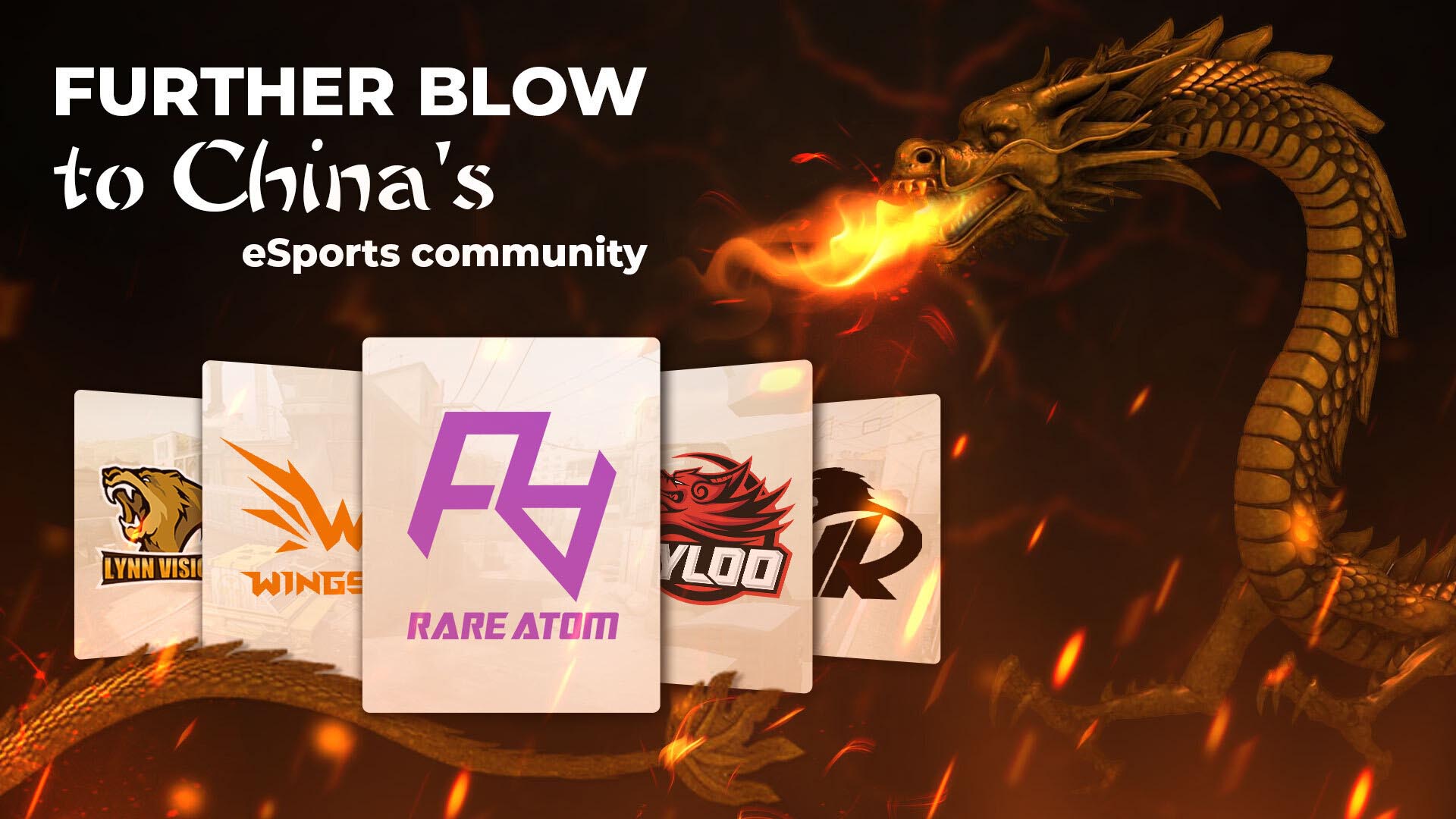 Further blow to China’s eSports community