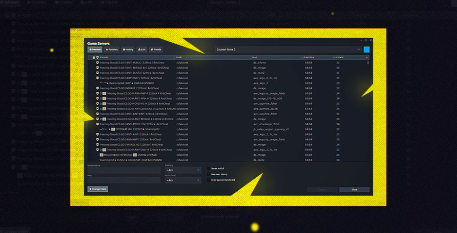 How To Find CS2 Surf Servers