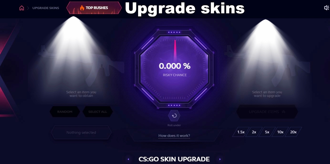 Upgrade skins: improvements for the game