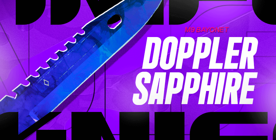 M9 Bajonett | Doppler-Saphir