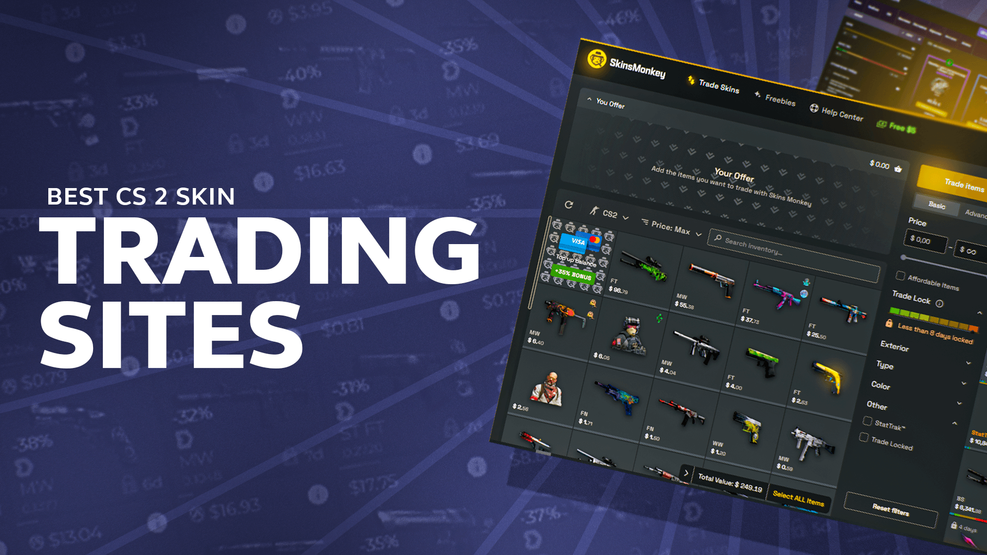 Best CS2 Skin Trading sites: Ultimate Guide [2024]