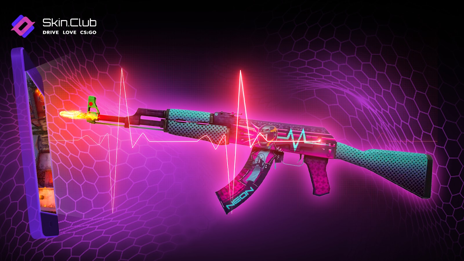 Live wallpaper CSGO Skin Owned by DSH / interface personalization