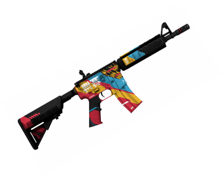 M4A4 | Cyber SecurityWell-Worn