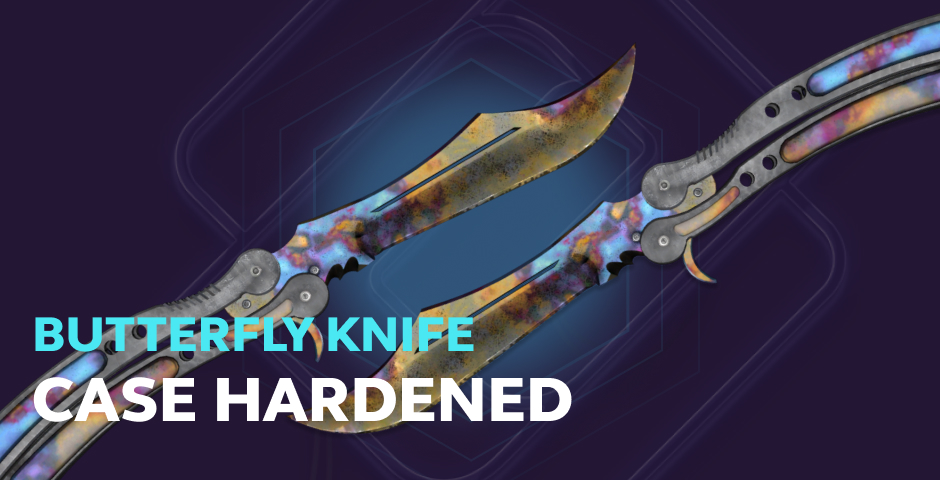 Butterfly Knife | Case Hardened