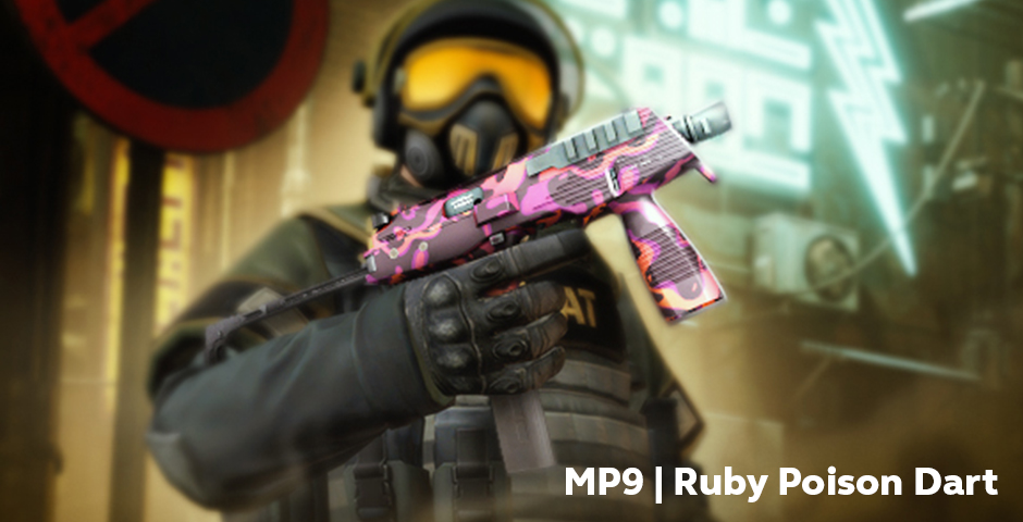 2. MP9 | Ruby Poison Dart