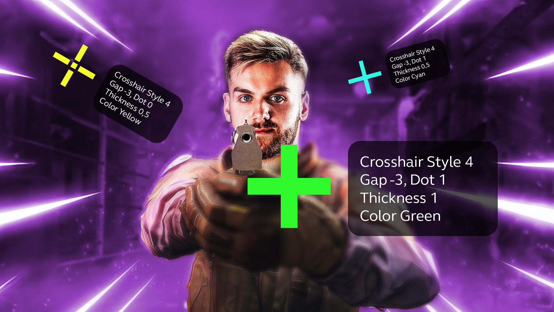 Best CS:GO Crosshair Codes & Pro Players Settings