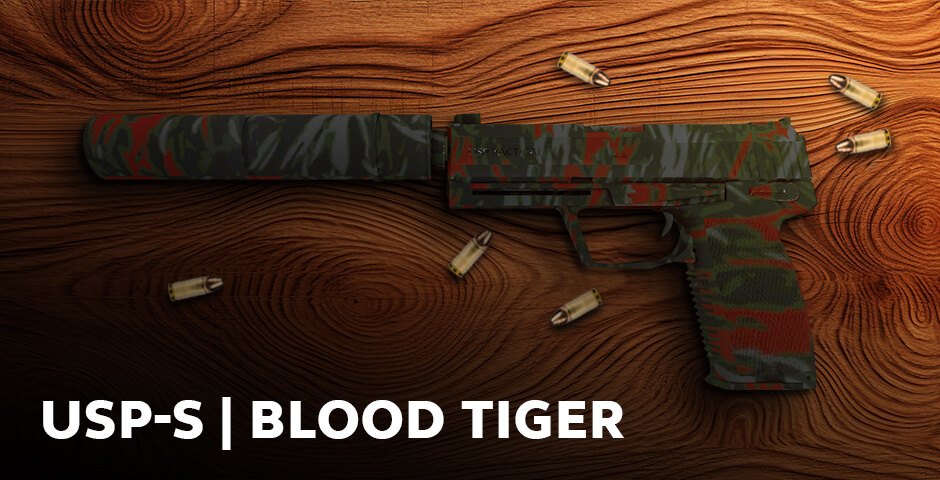 3. USP-S | Blood Tiger