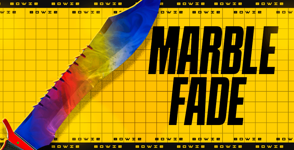 Bowie Knife | Marble Fade