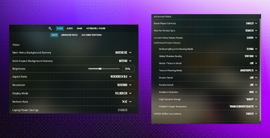 Best Video Settings to Lower Input Lag