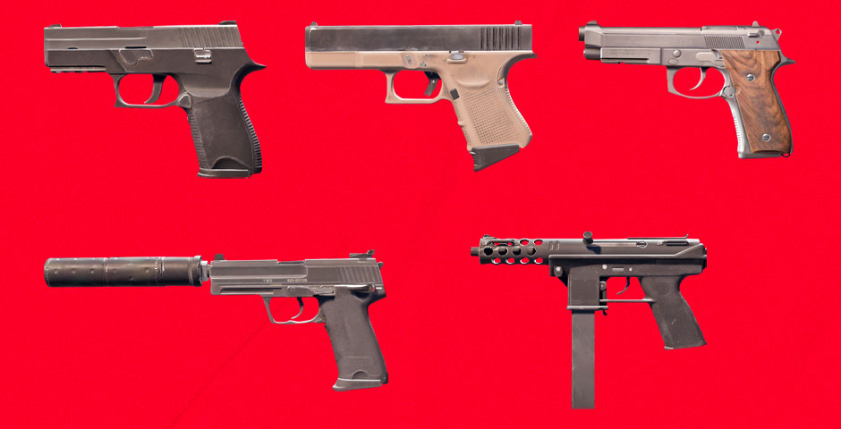 Weapon Choices: USP, Glock, P250 and Co.