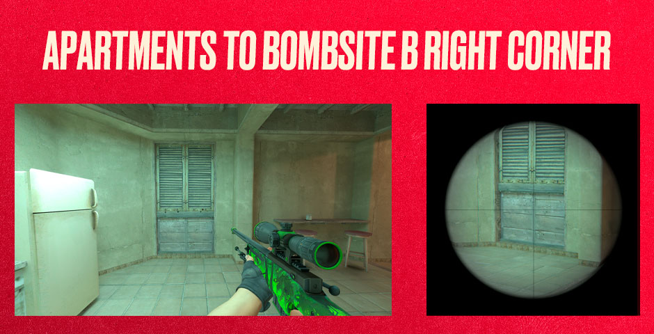 Apartments to Bombsite B Right Corner