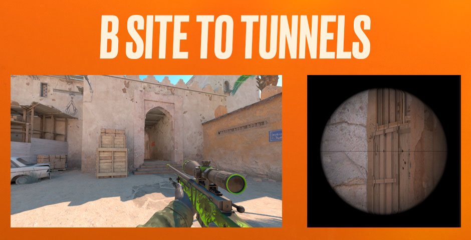 B Site to Tunnels