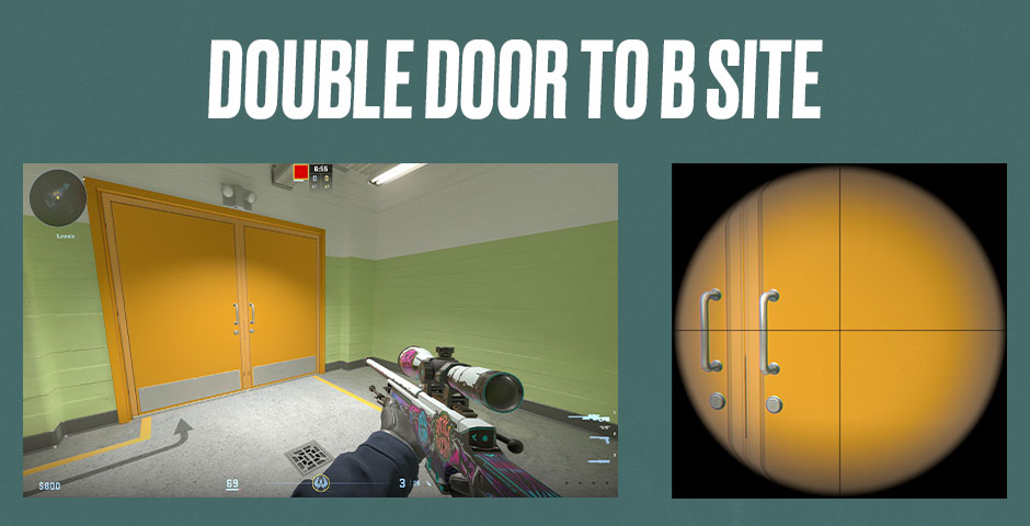 Double Door to B Site