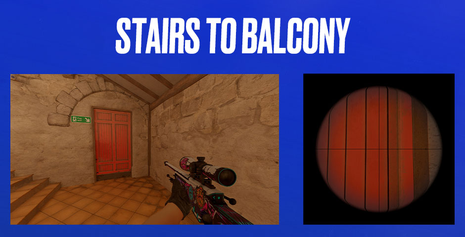 Stairs to Balcony