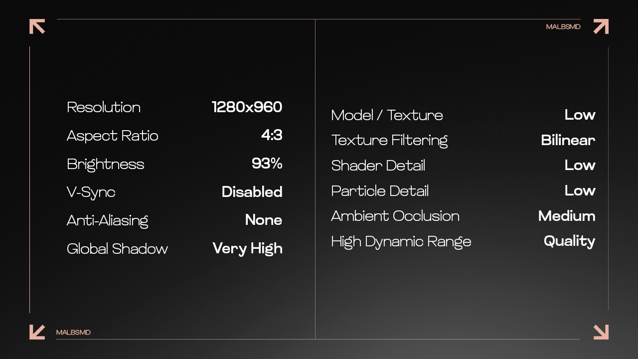 Advanced Video Settings