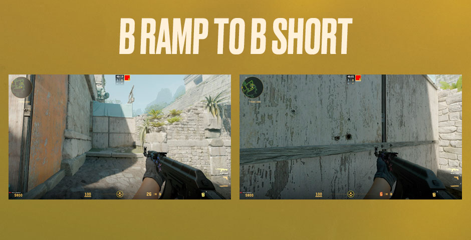 B Ramp to B Short