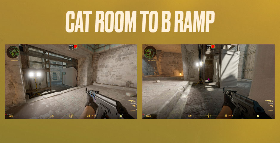 Cat Room to B Ramp