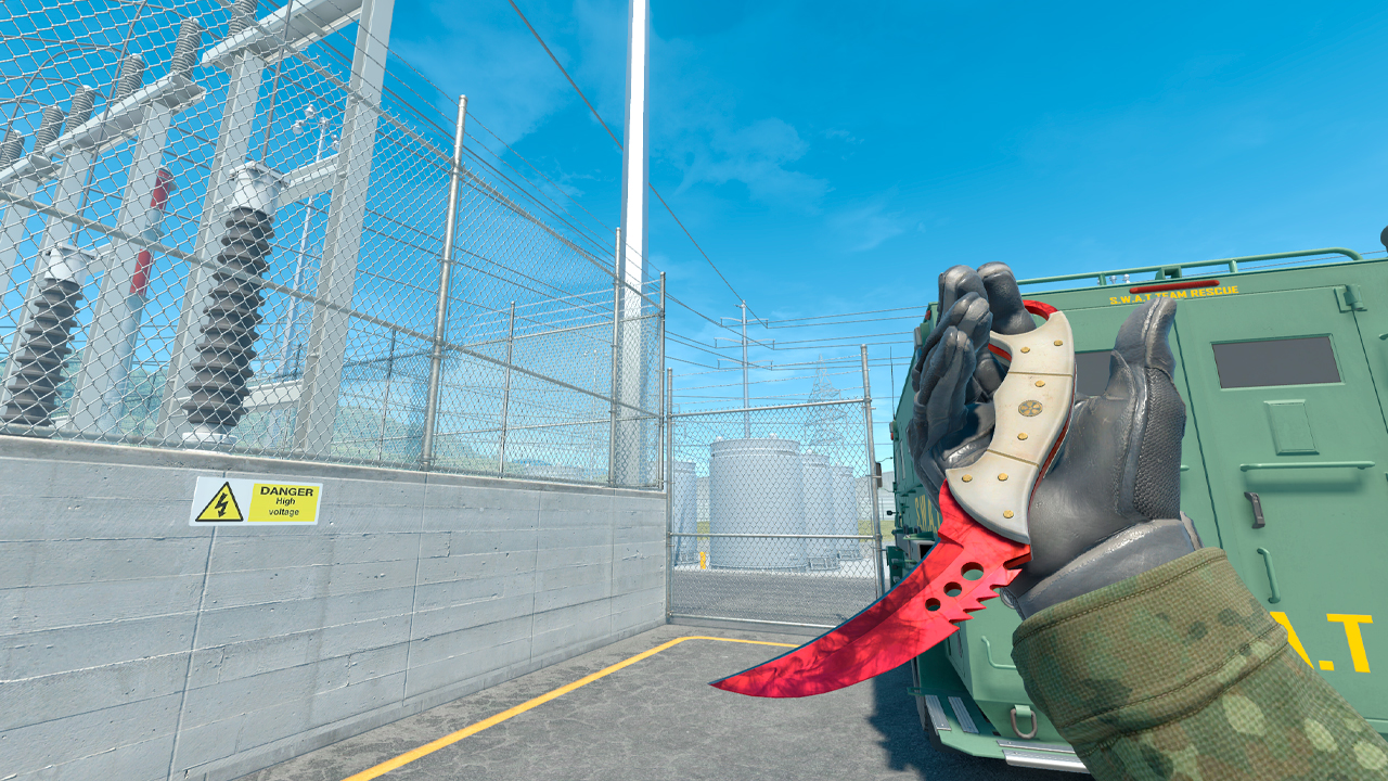 Talon Knife | Doppler (Ruby) 