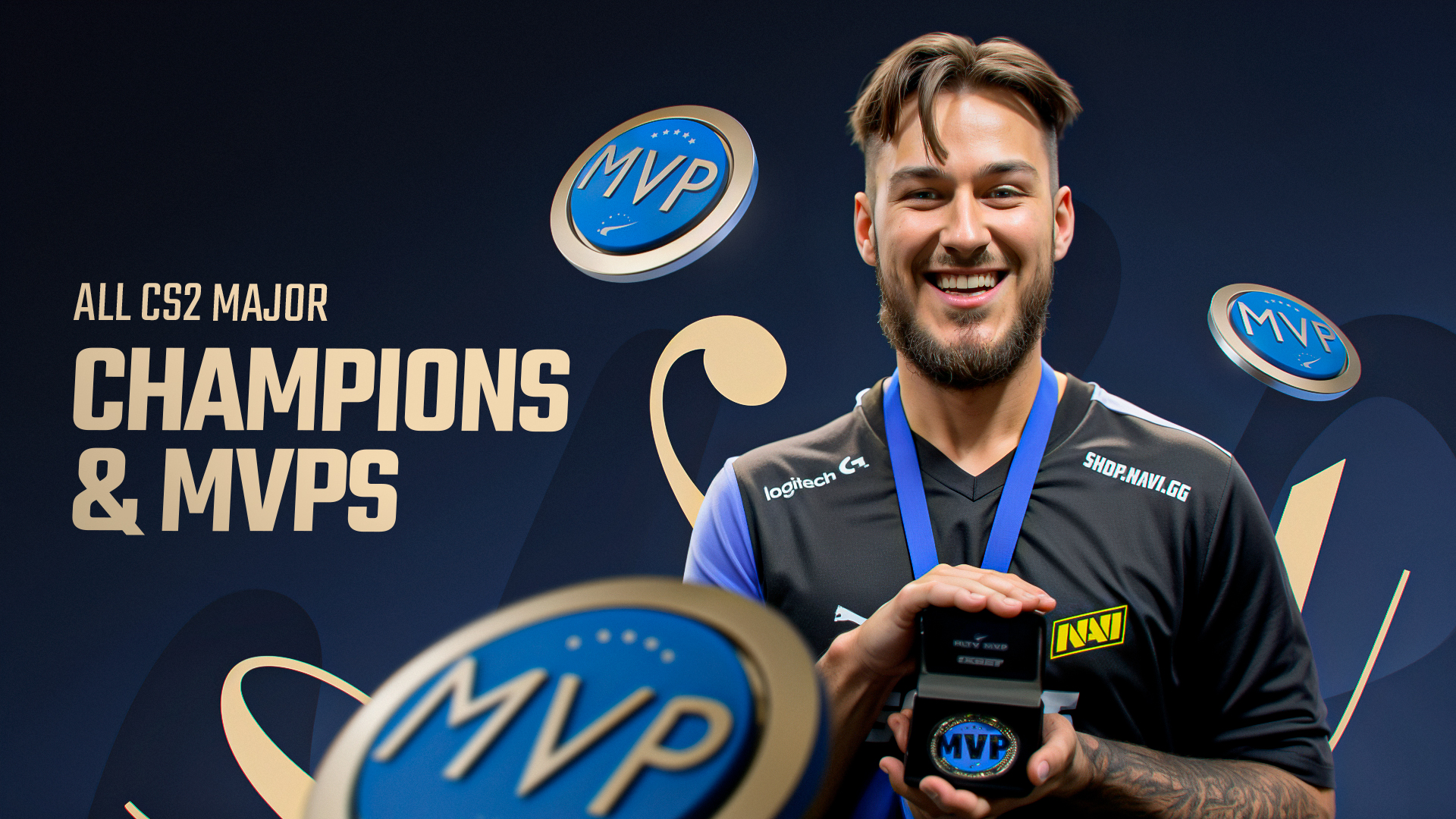 All CS:GO and CS2 Major champions and MVPs