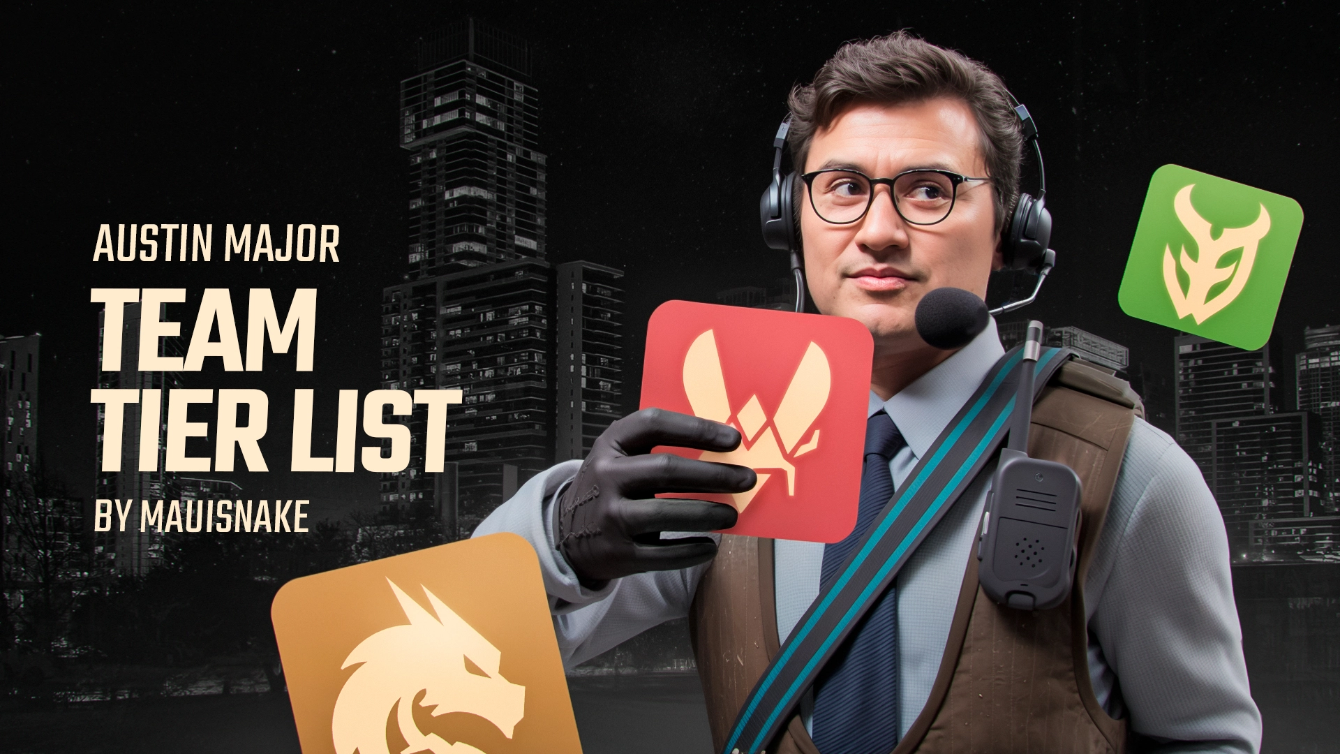 BLAST.tv Austin Major 2025 – Ultimate CS2 Team Tier List by Mauisnake