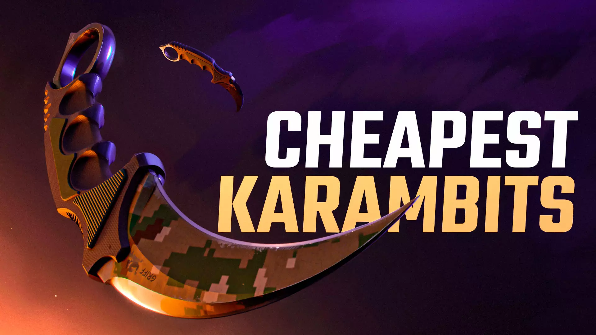 Le più economiche skin per il coltello Karambit di CS:GO