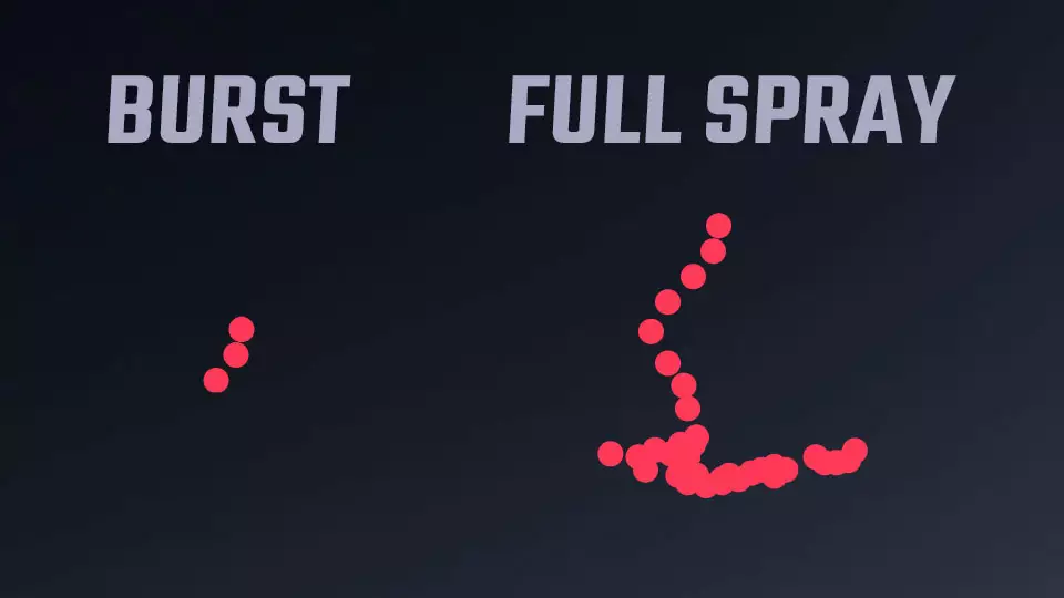 Burst Firing vs. Full Spray