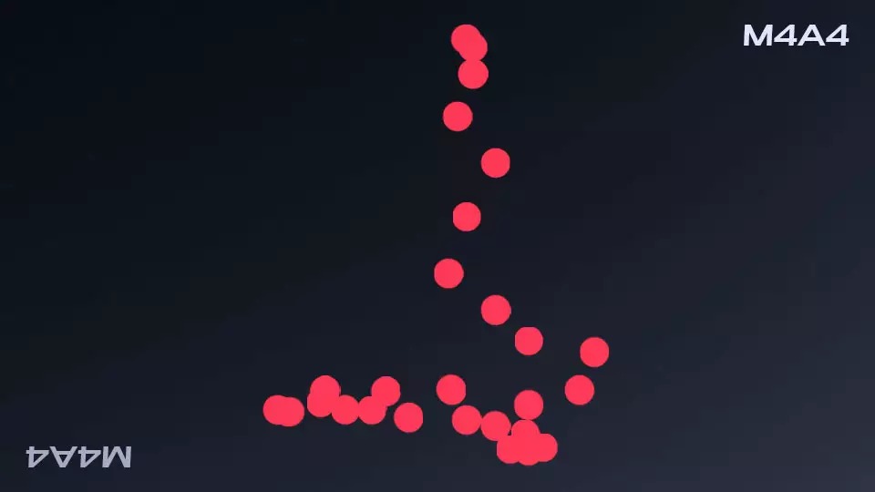 M4A4 Spray Pattern