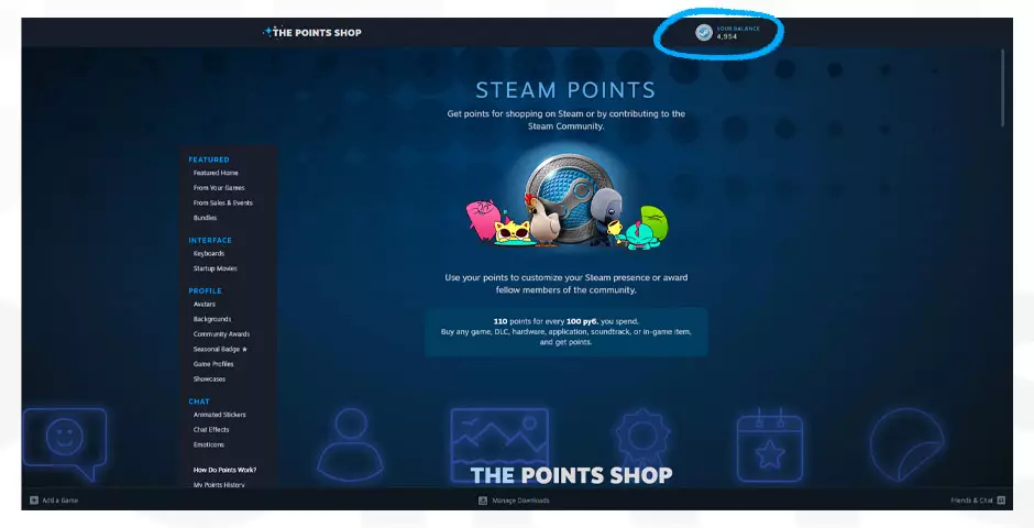 How to Check Your Steam Points Balance
