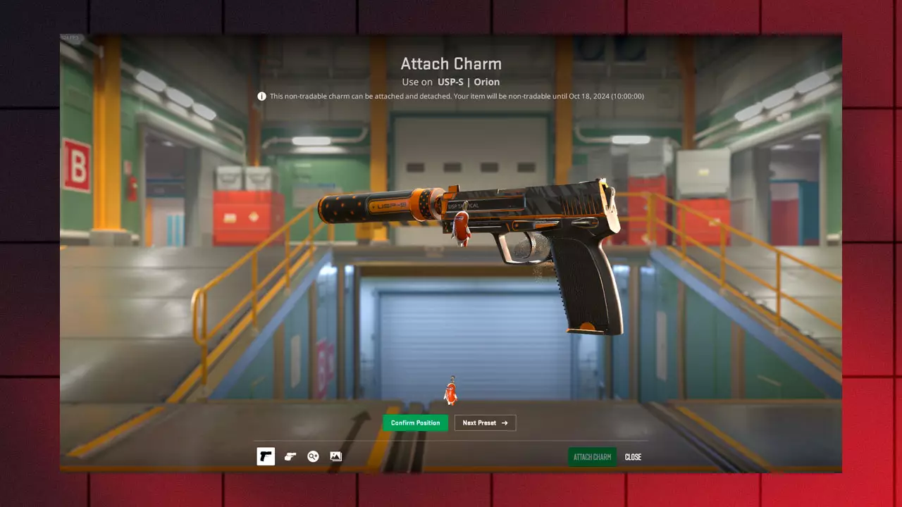How to Equip Weapon Charms in CS2