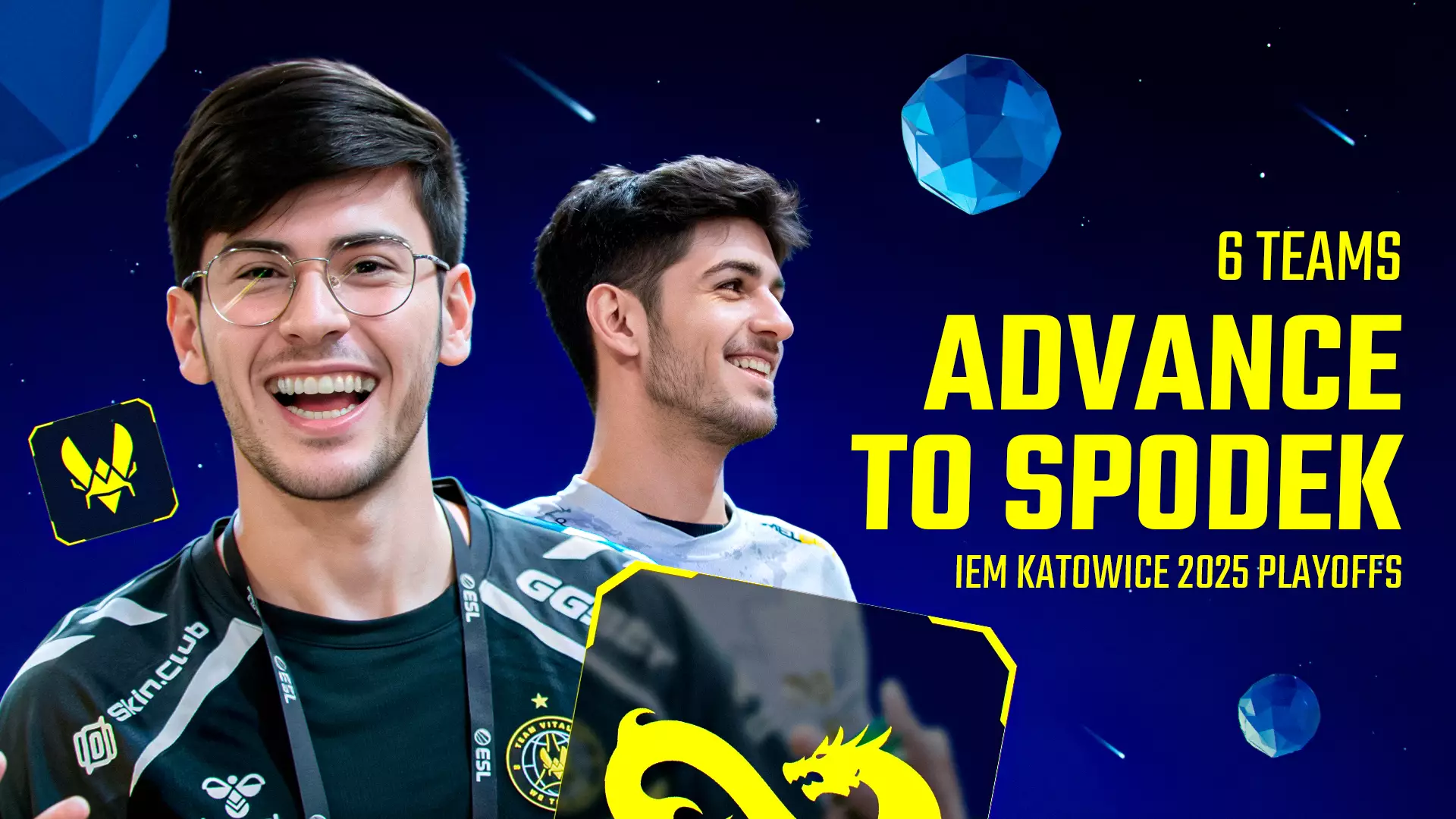 Six Teams Advance to Spodek: IEM Katowice 2025 Playoffs