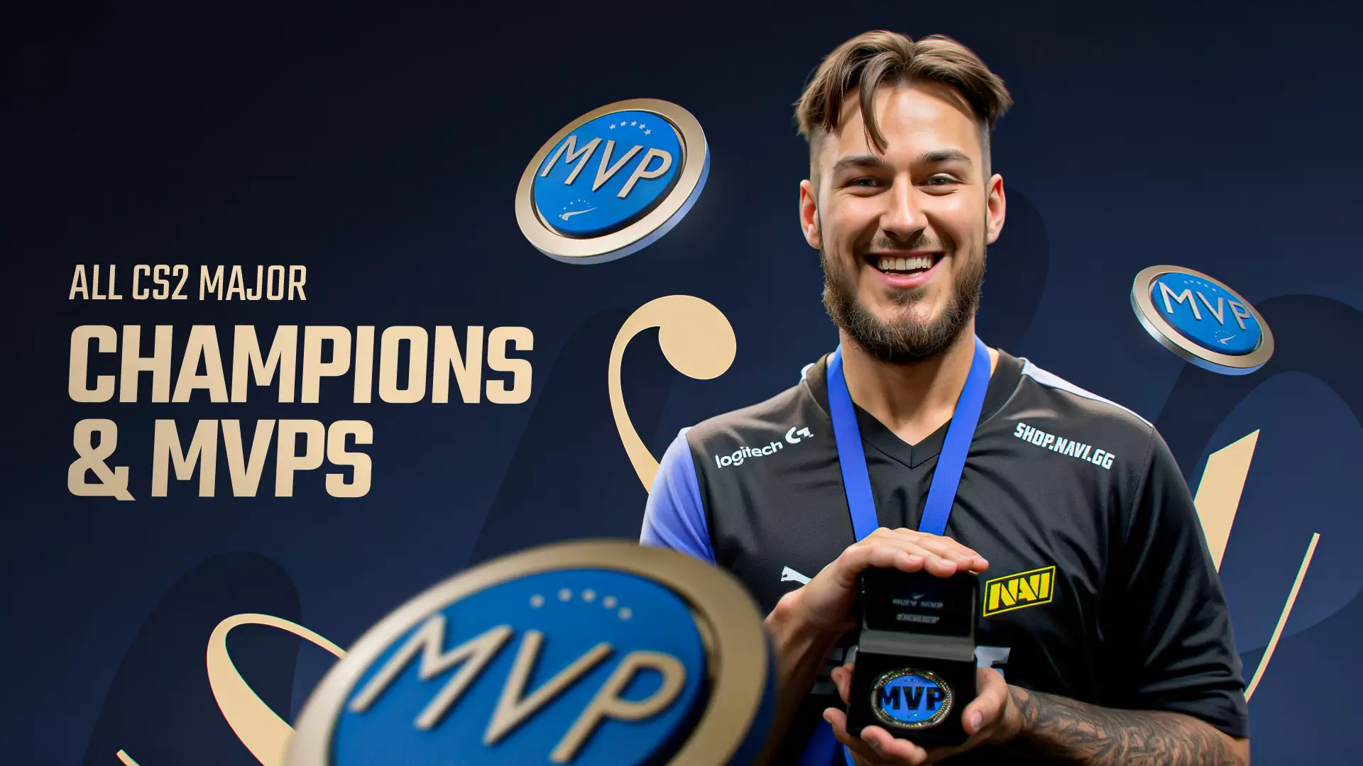 All CS:GO and CS2 Major champions and MVPs