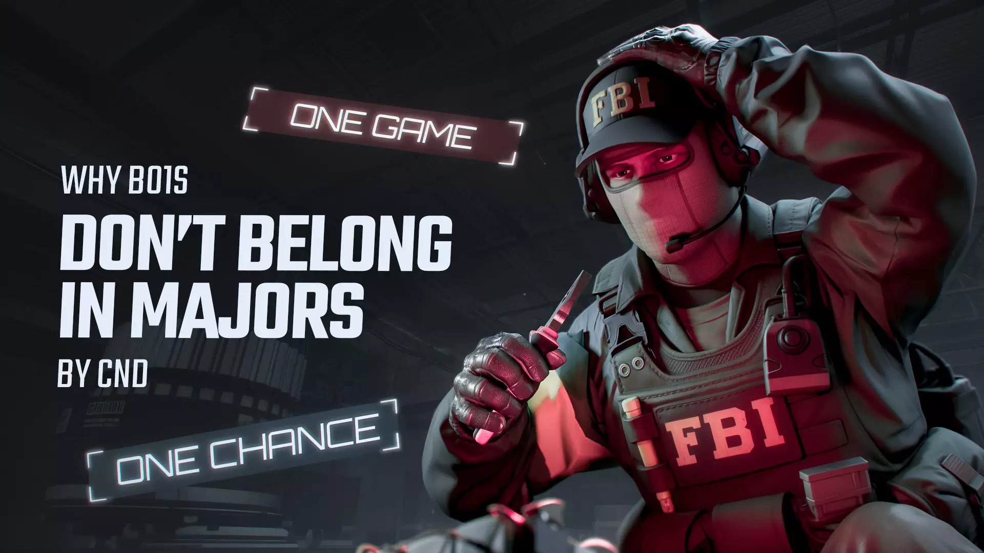 Why Valve Must End Bo1s at Majors – CND